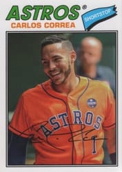 2018 Topps Archives Base Set Carlos Correa #173 card