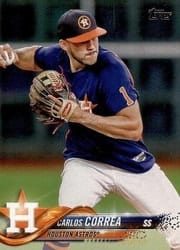 2018 Topps Base Set Carlos Correa #30 card