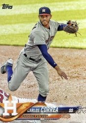 2018 Topps Base Set Carlos Correa #30 card
