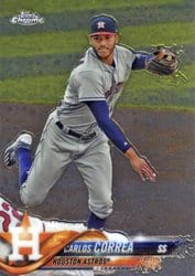 2018 Topps Chrome Base Set Carlos Correa #103 card