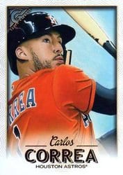 2018 Topps Gallery Base Set Carlos Correa #39 card