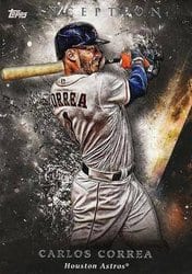 2018 Topps Inception Base Set Carlos Correa #45 card