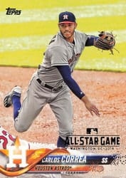 2018 Topps MLB All-Star Game Medallions Carlos Correa #ASTM-CC card