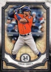 2018 Topps Museum Collection Base Set Carlos Correa #13 card