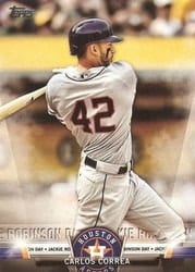 2018 Topps Topps Salute (Series One) Carlos Correa #TS-2 card
