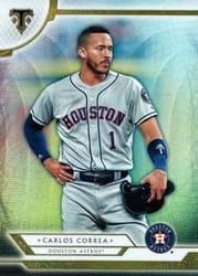 2018 Topps Triple Threads Base Set Carlos Correa #14 card