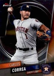 2019 Finest Base Set Carlos Correa #31 card