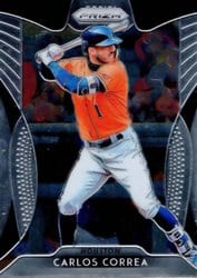 2019 Panini Prizm Base Set Carlos Correa #85 card