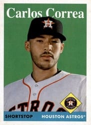 2019 Topps Archives Base Set Carlos Correa #47 card