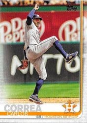 2019 Topps Base Set Carlos Correa #32 card