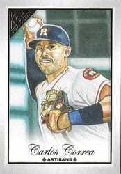 2019 Topps Gallery Base Set Carlos Correa #179 card