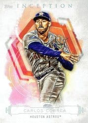 2019 Topps Inception Base Set Carlos Correa #8 card