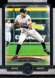 2019 Topps Museum Collection Base Set Carlos Correa #38 card