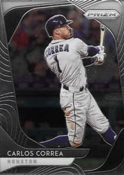 2020 Panini Prizm Base Set Carlos Correa #237 card