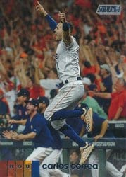2020 Stadium Club Base Set Carlos Correa #123 card