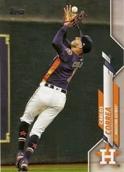 2020 Topps Base Set Carlos Correa #349b card