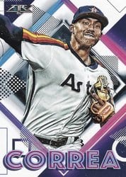 2020 Topps Fire Base Set Carlos Correa #32 card