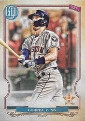 2020 Topps Gypsy Queen Base Set Carlos Correa #159 card