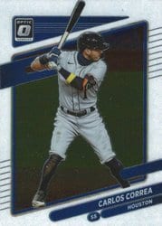 2021 Donruss Optic Base Set Carlos Correa #110 card