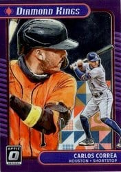 2021 Donruss Optic Base Set Carlos Correa #12 card