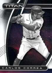 2021 Panini Chronicles Titan Carlos Correa #21 card