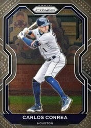 2021 Panini Prizm Base Set Carlos Correa #39 card