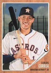 2021 Topps Archives Base Set Carlos Correa #61 card