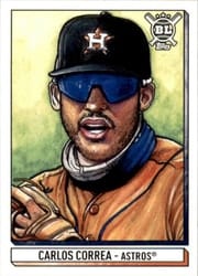 2021 Topps Big League Art of the Game Carlos Correa #ATG-CC card