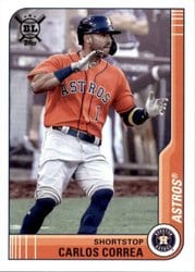 2021 Topps Big League Base Set Carlos Correa #110 card