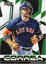 2021 Topps Fire Base Set Carlos Correa #5 card