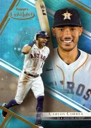 2021 Topps Gold Label Base Set Carlos Correa #41 card