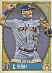 2021 Topps Gypsy Queen Base Set Carlos Correa #55 card