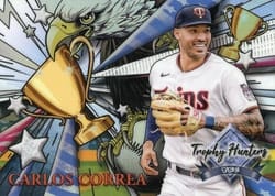 2022 Stadium Club Chrome Trophy Hunters Carlos Correa #RL-34 card