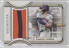 2022 Topps Definitive Collection Jumbo Relic Collection Carlos Correa #DJR-CCO card