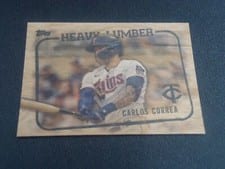 2023 Topps Heavy Lumber Carlos Correa #HL-34 card
