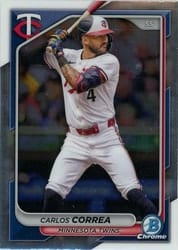 2024 Bowman Chrome Base Set Carlos Correa #53 card