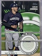 2024 Topps Rounding the Bases Relics Carlos Correa #RTB-COR card
