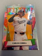 2025 Finest Fiesta! Carlos Correa #F-7 card