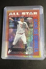 2025 Topps 1990 Topps Baseball All Stars Chrome Refractor Carlos Correa #90ASC-18 card