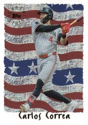 2025 Topps Archives 1995 Topps Cyberstats Carlos Correa #95C-22 card
