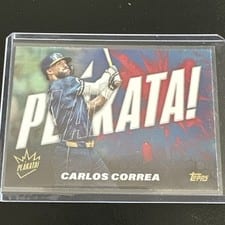 2025 Topps Plakata Carlos Correa #PLAK-13 card