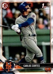 2018 Bowman Draft Base Set Carlos Cortes #BD-60 card