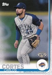2019 Topps Pro Debut Base Set Carlos Cortes #159 card