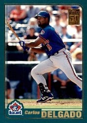 2001 Topps Base Set Carlos Delgado #160 card