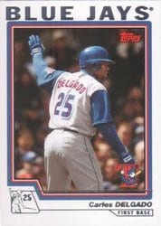 2004 Topps Base Set Carlos Delgado #190 card