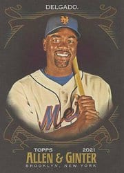 2021 Topps Allen & Ginter X Base Set Carlos Delgado #333 card