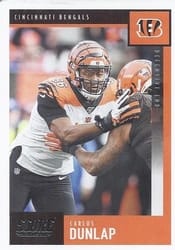 2020 Score Base Set Carlos Dunlap #58 card