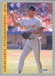 1993 Fleer Base Set Carlos Garcia #501 card