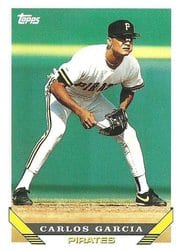 1993 Topps Base Set Carlos Garcia #27 card