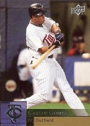2009 Upper Deck Base Set Carlos Gomez #226 card